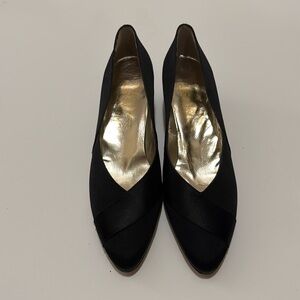Salvatore Ferragamo Black Italian Heels. Size 8. Condition- 10 out of 10.